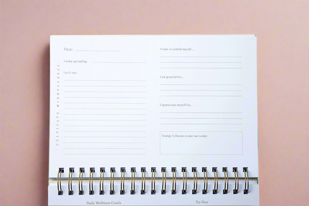 The Daily Journal by Amenities gift set - Cultivate Mindfulness page