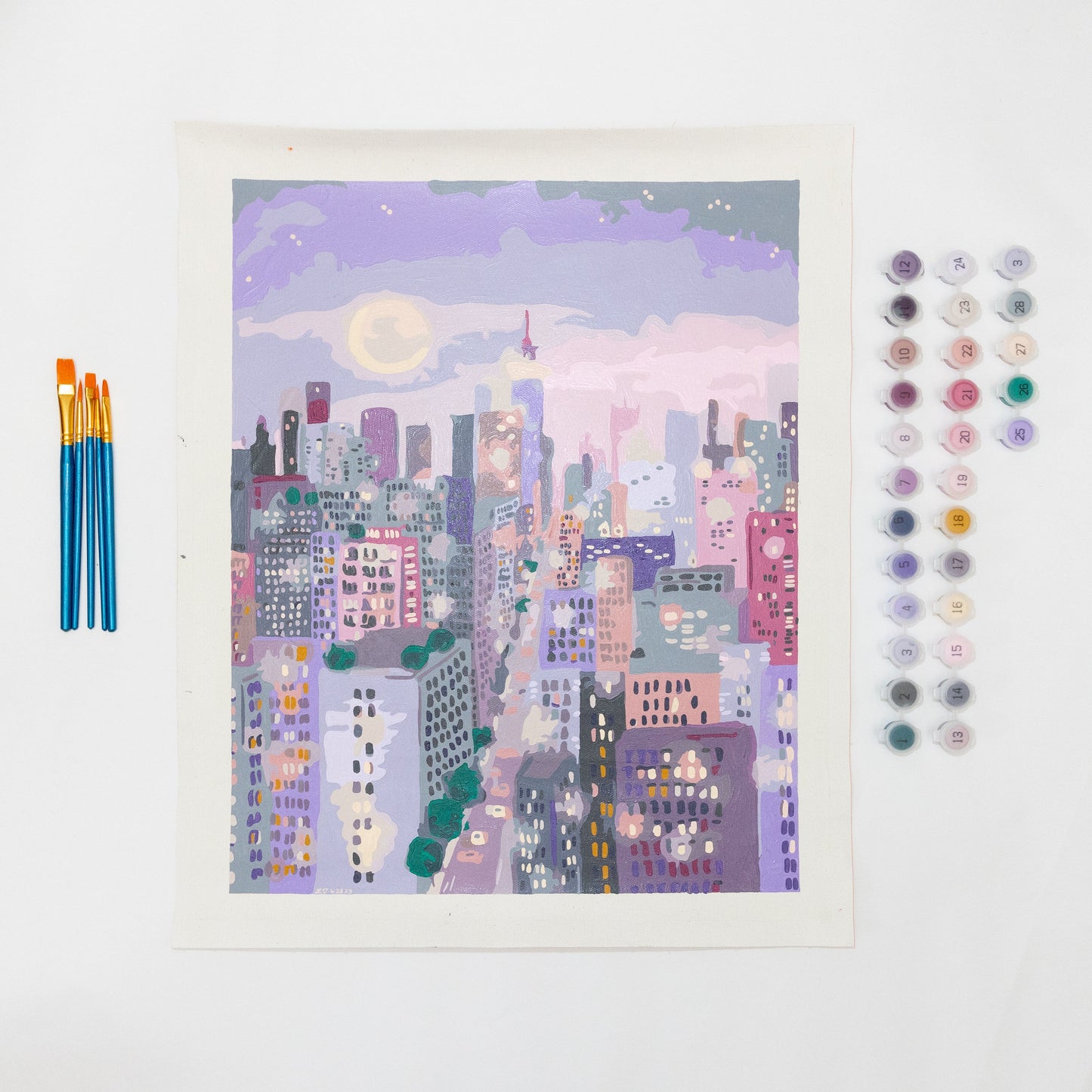 Cityscape Paint by Numbers Deluxe