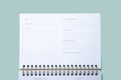 The Daily, a wellness journal and daily planner, cultivate mindfulness daily page