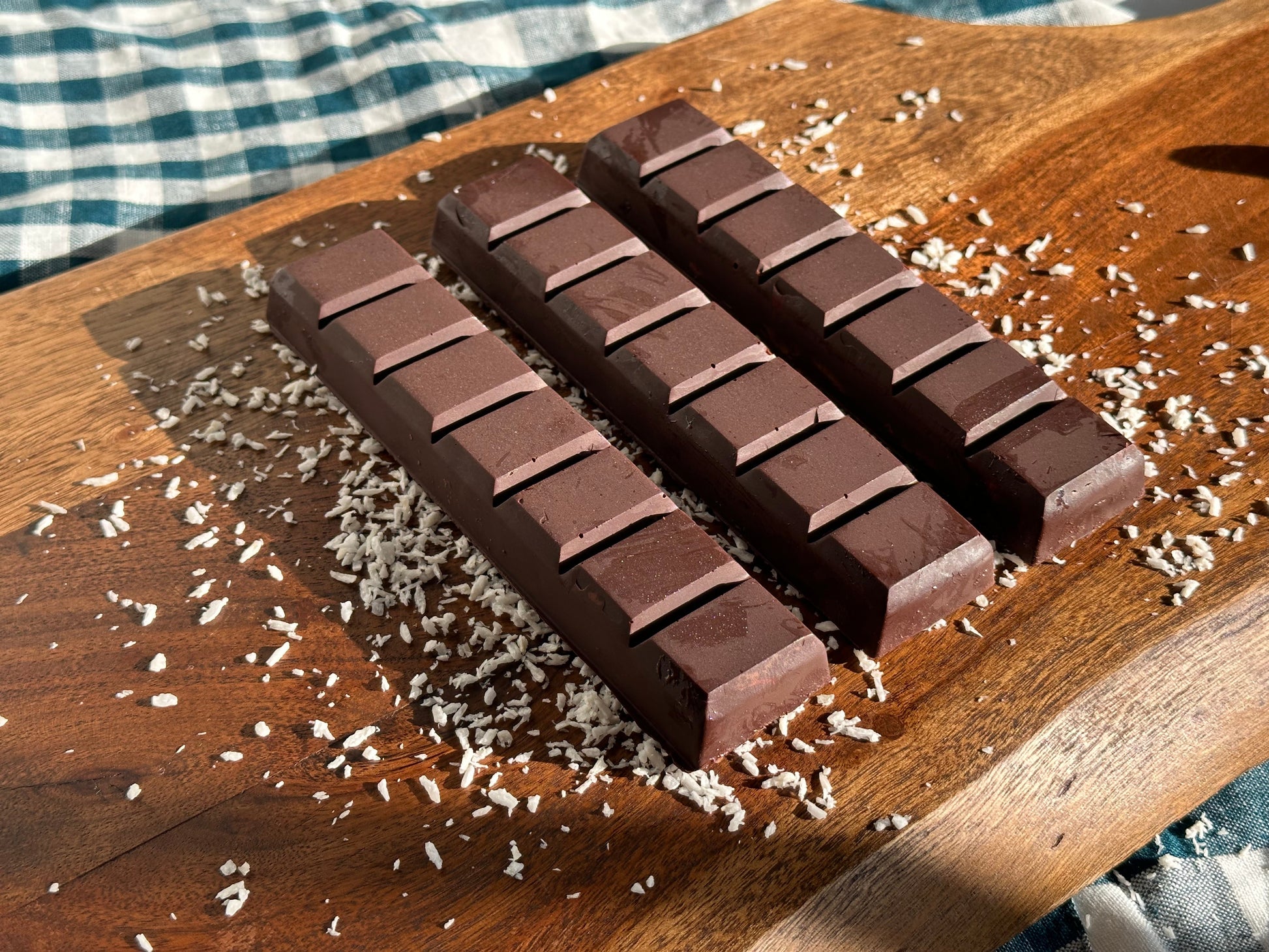 Mild Addictions Coconut Medjool Date 70% Dark Chocolate Bar