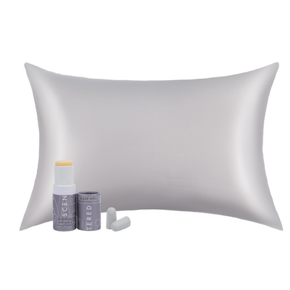 Scentered Sleep Well Restorative Sleep Silk Pillowcase Set
