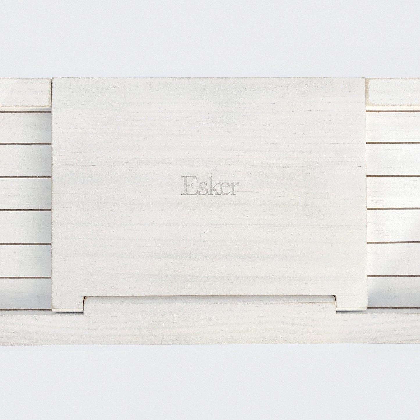 Esker White Bath Tray. The Bath Board