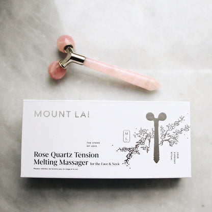 Mount Lai Rose Quartz Tension Melting Facial Massager